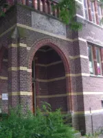 WA025 1 Reliëf opschrift Wilhelminaweg 5 Onbekend jpg