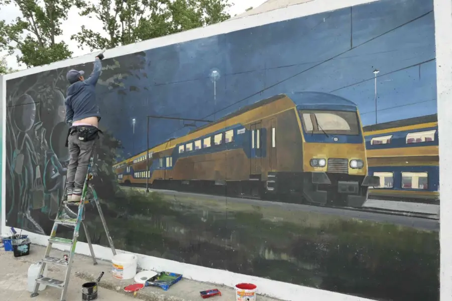 WA294 4 Muurschilderingen Rijnhaven jpg