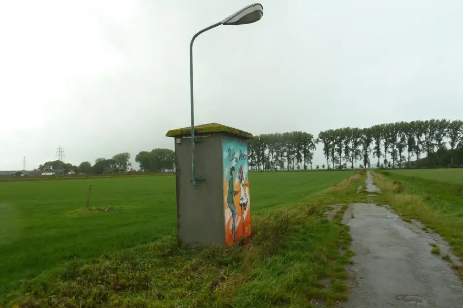 WA268 1 Muurschildering transformatorhuisje Binnenveld JPG