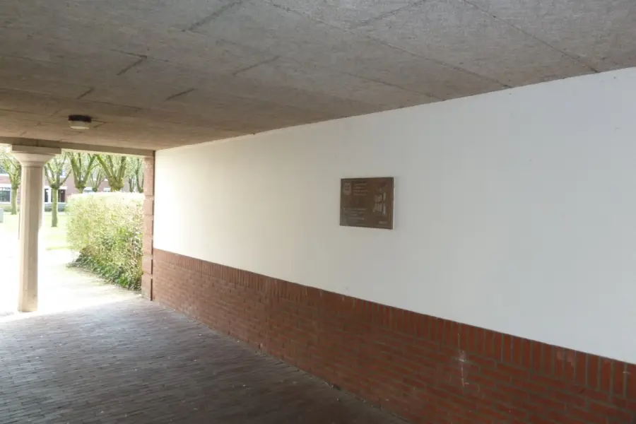 WA056 4 Plaquette in doorgang Heerenstraat 16018 Onbekend JPG