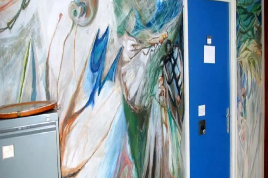 WA119 2 Wandschildering Insecten voormalig Binnenhaven 7 9 Entomologie Leo Schatz Uit Wag Kunstsc jpg