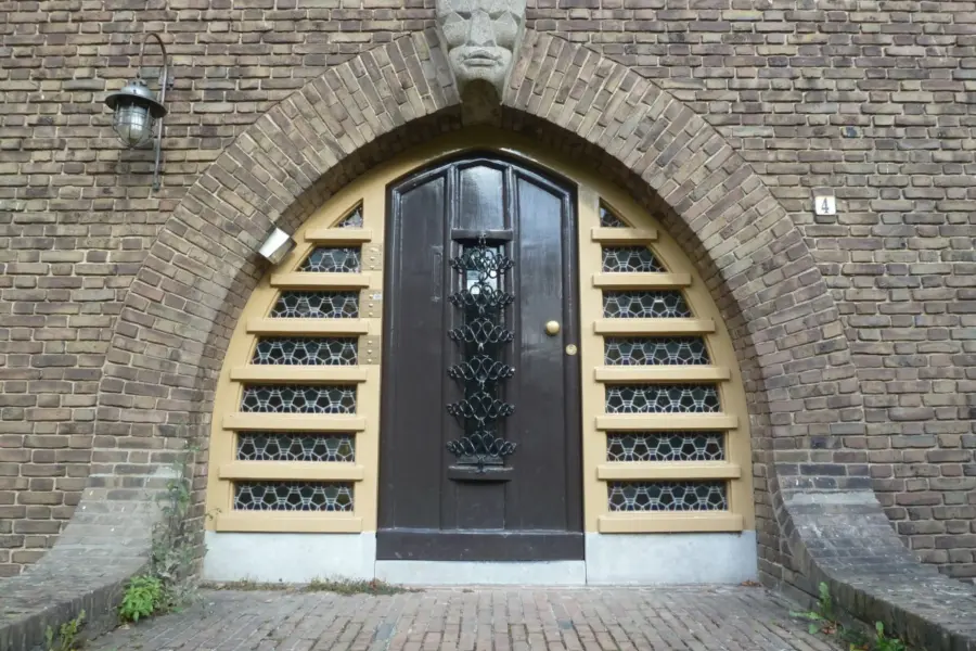WA170 4 gevelsteen Masker Haagsteeg 4 Polet JPG