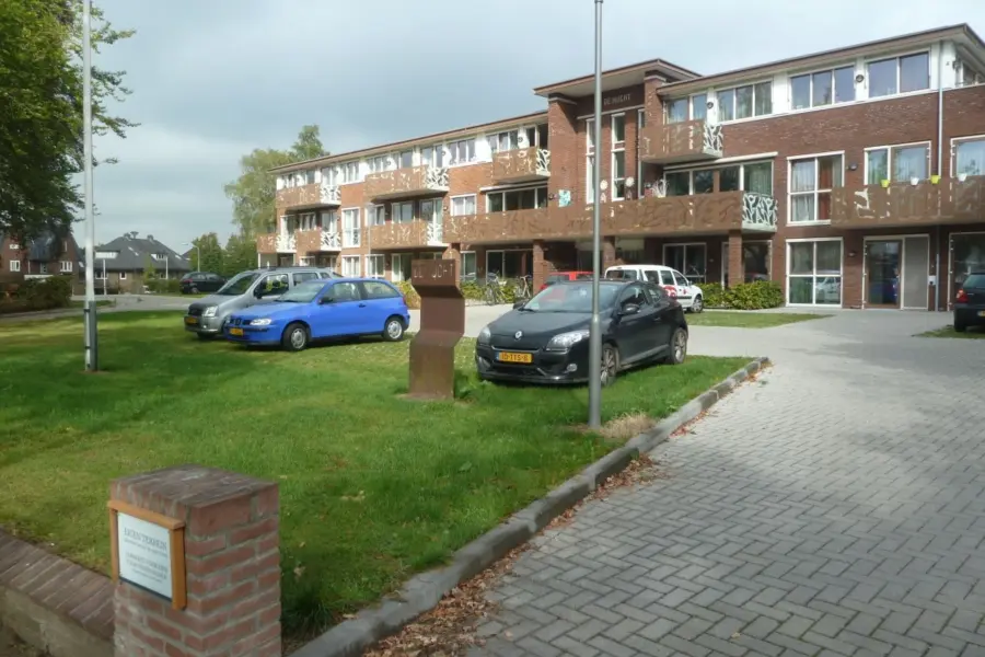 WA161 3 Staalobject naamplaat De Hucht Generaal Foulkesweg 13 Onbekend JPG