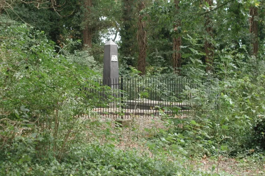 WA188 1 Gedenknaald graf De Constant Rebecque Westbergweg Wag Berg Buddingh JPG