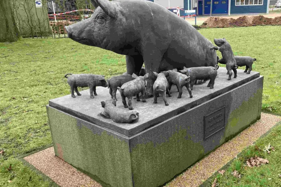 WA321 2 Het varken Campus WUR Toon Grassens 2004 jpg