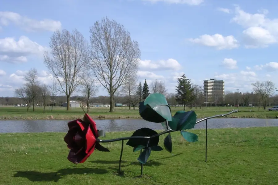 WA113 2 Een roos van staal Campus WUR midden jpg