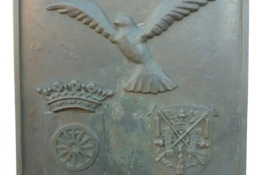 WA032 5 Plaquette Partnerschap voor de Vrede Mörfelden Stadhuis Markt 22 JPG