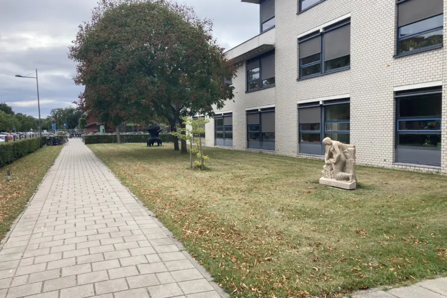 WA197 5 Gevelreliëf zt Knielende vrouw Radix Locatie per 2025 Fri Heil toegeschr