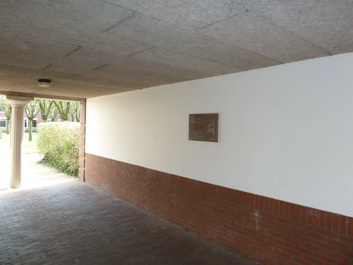 WA056 4 Plaquette in doorgang Heerenstraat 16018 Onbekend JPG