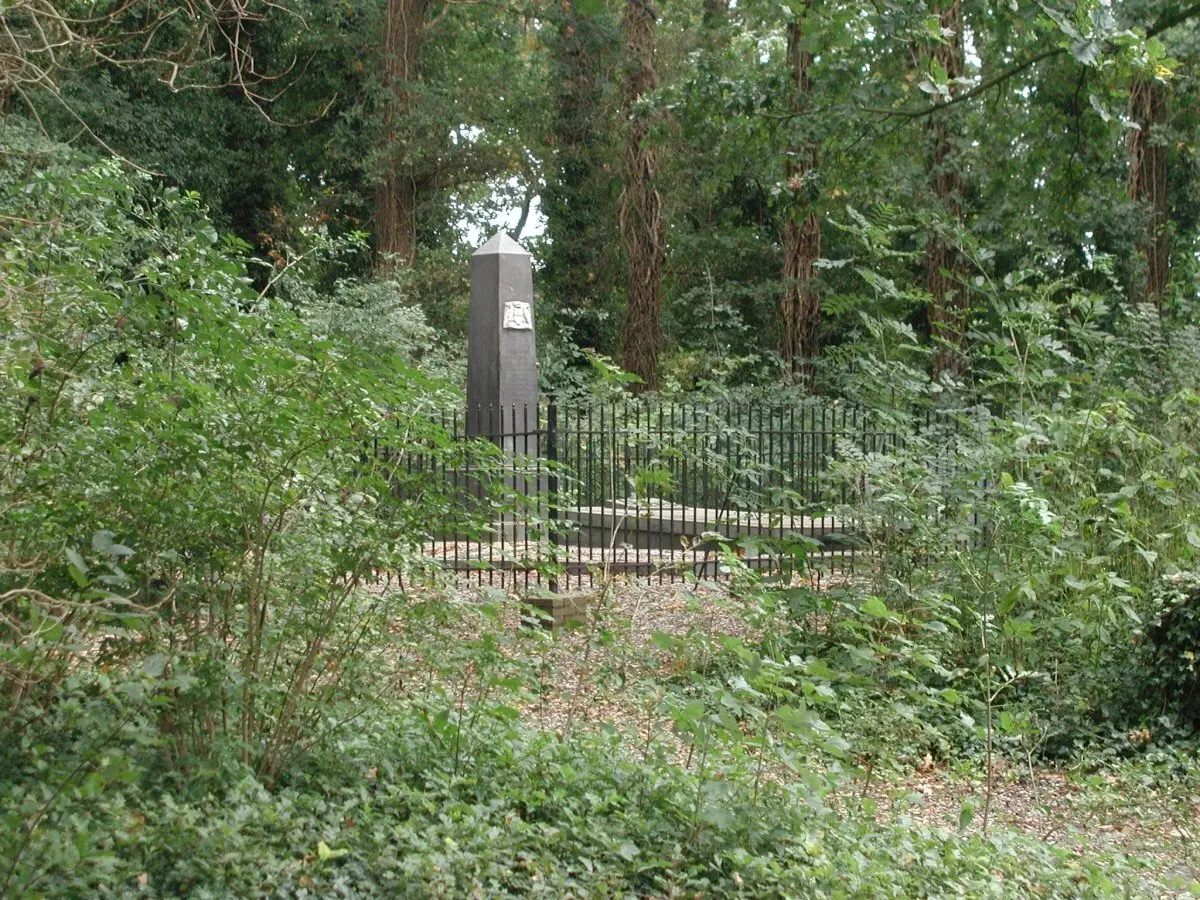 WA188 1 Gedenknaald graf De Constant Rebecque Westbergweg Wag Berg Buddingh JPG