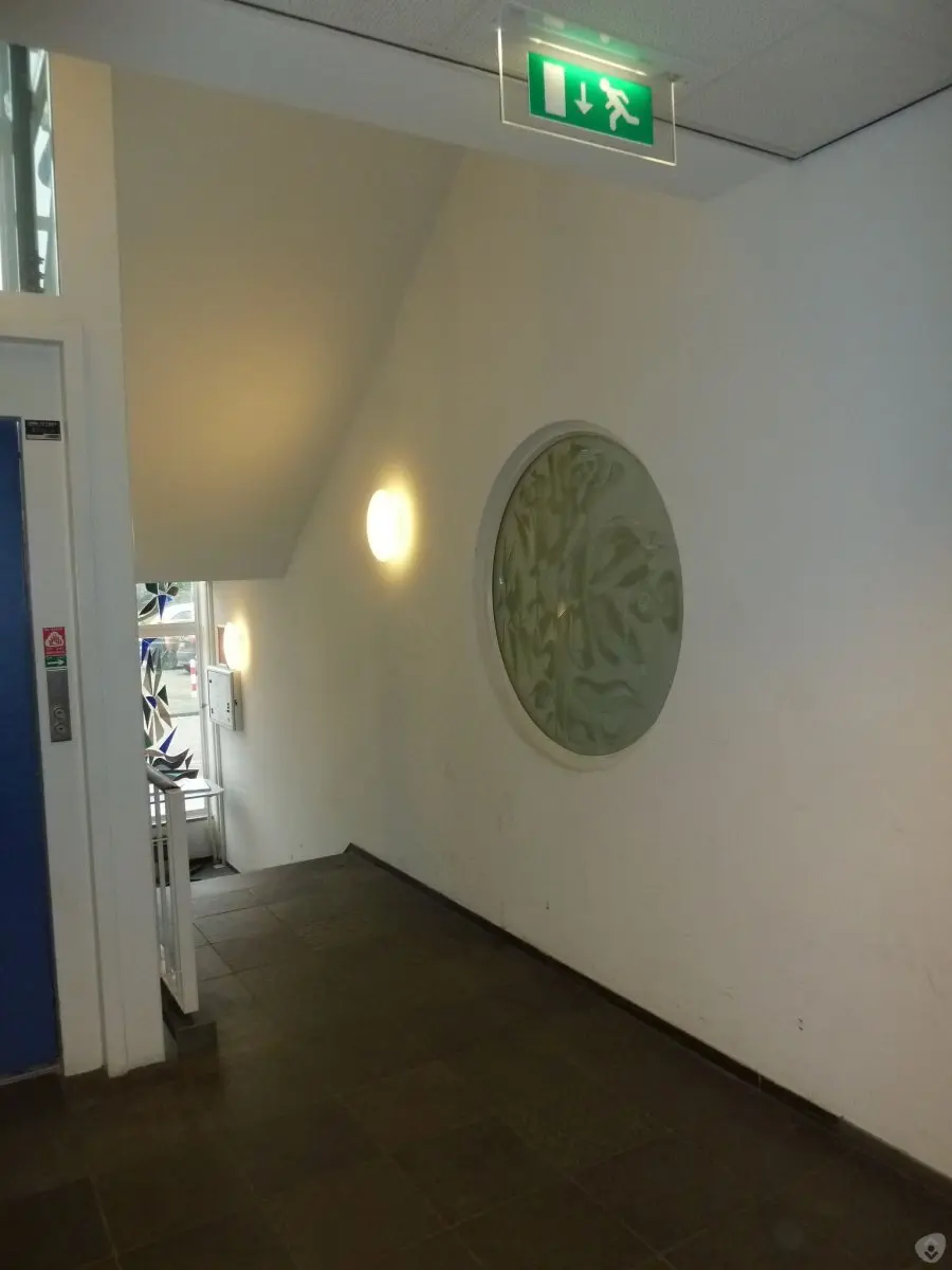WA101 3 Glasramen rond locatie trappenhuis Scheikunde Tuinlaan Marius de Leeuw jpg