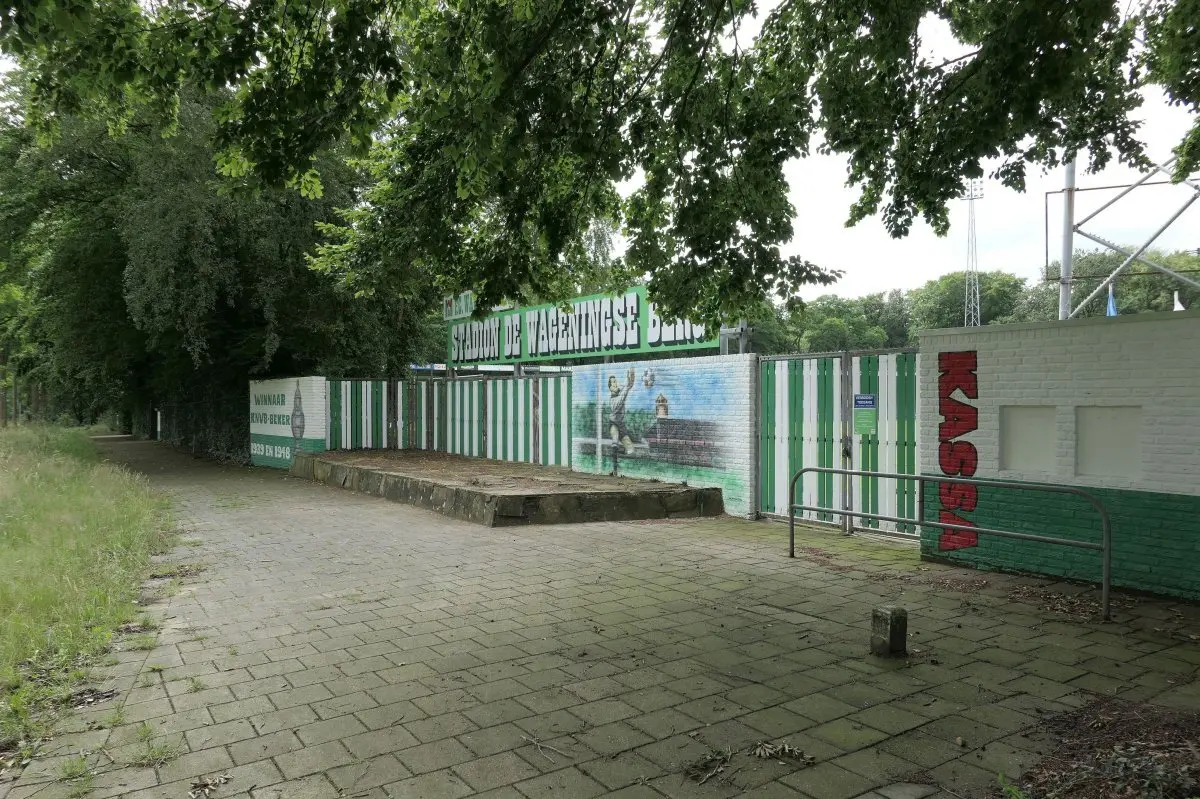 WA292 1 Muurschildering stadion Wageningse Berg Alain Rothuis 2020 JPG