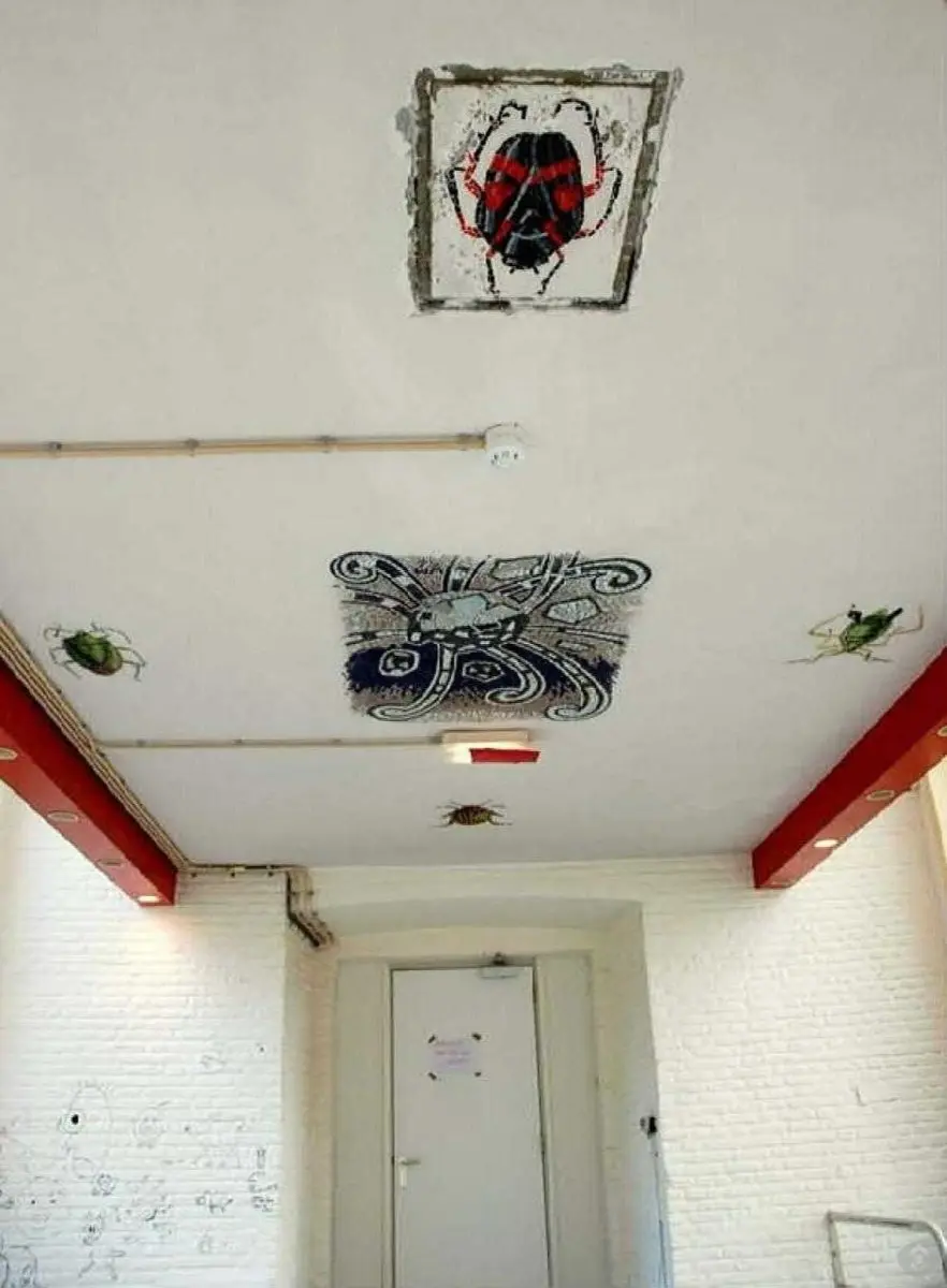 WA168 1 Mozaïeken voorheen Binnenhaven 12 Plafondoverzicht Uit Wag Kunstschatten WU Wim Mulder jpg